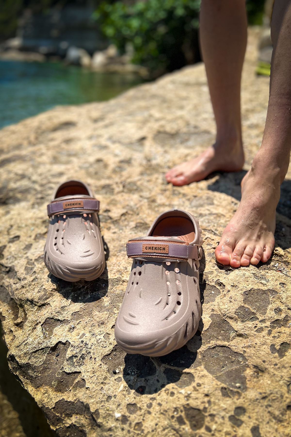 CH1070 - Lüx Erkek Terlik VIZON