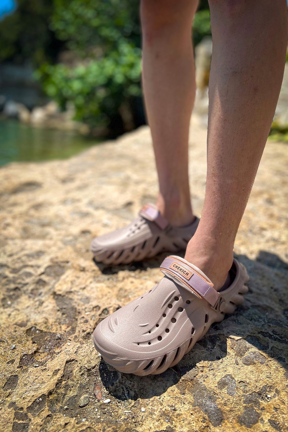 CH1070 - Lüx Erkek Terlik VIZON