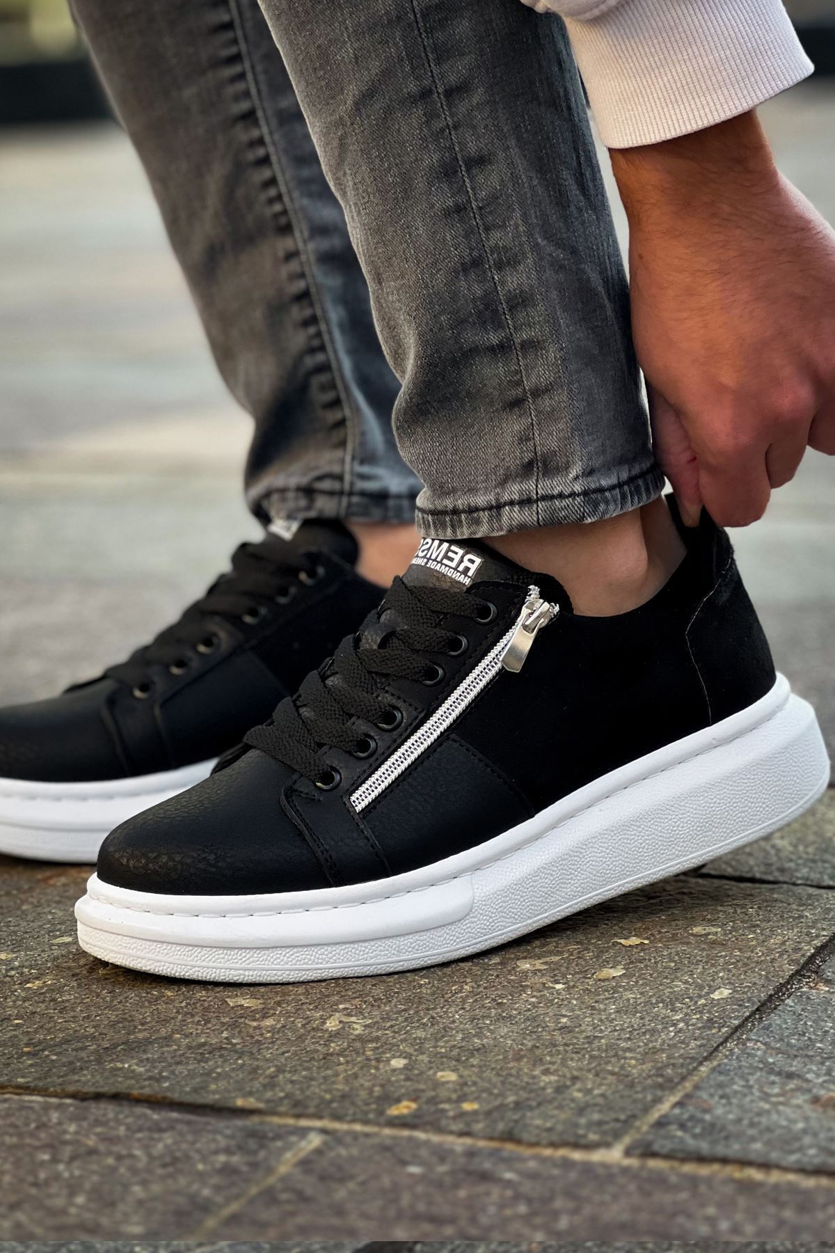 RS601 - Lüx Süet Erkek Ayakkabı SIYAH