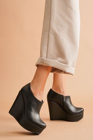 Abaco Cilt Dolgu Topuklu Kadın Bot D-55