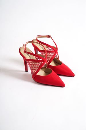 File Detaylı  Özel Tasarım Kadın İnce Topuklu Ayakkabı Stiletto Harlow