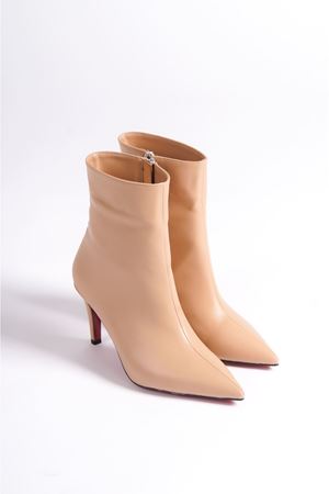 Nude Kadın İnce Topuklu Ayakkabı Stiletto Deco