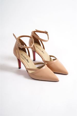 Nude Kadın İnce Topuklu Ayakkabı Stiletto Jamila