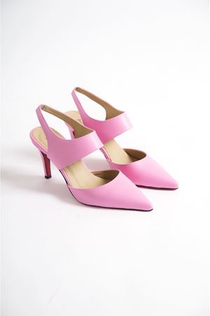 Pembe Kadın İnce Topuklu Ayakkabı Stiletto Tamara