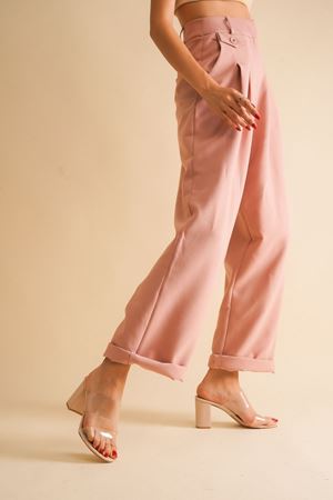 Ressa Cilt Şeffaflı Kısa Topuklu Terlik