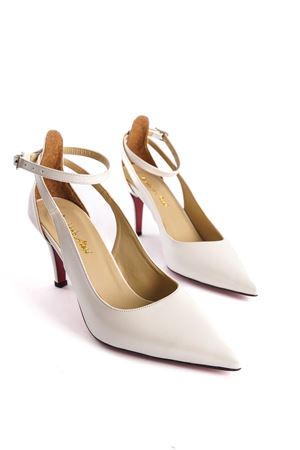 Sedef Kısa Topuklu Baretli Kadın Topuklu Ayakkabı Eloi