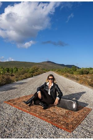 Siyah Cilt Capella Siyah Cilt Tasarım Topuklu Kadın Bot Dış Çekim