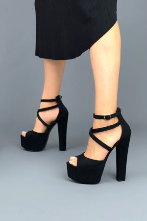 Siyah Young Platform Kadın Ayakkabı