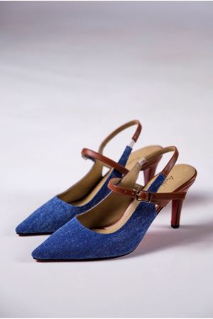 Taba Kadın Özel Tasarım Topuklu Ayakkabı Stiletto Zavos