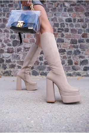 Tasarım Çift Platform Kadın Ayakkabı Penny