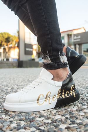 CH254 - CBT Pittura Erkek Ayakkabı 426 BEYAZ-SIYAH CHEKICH