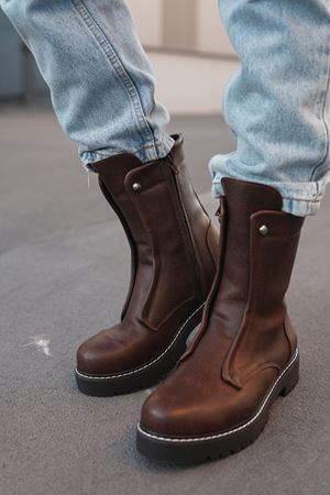 CH027 - CST Quebec Erkek Bot KAHVE